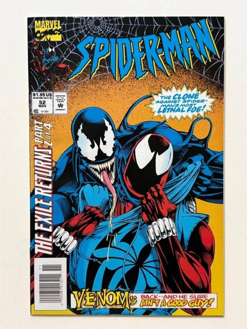 SPIDER-MAN #52 NEWSSTAND VF/NM (1994) 2nd appearance of Scarlet Spider